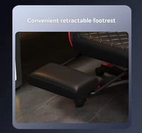Chaise de jeu pour joueur avec repose-pieds, nouvelle conception, fabriquée par un fabricant direct OEM, pour les professionnels du e-sport et les joueurs de course