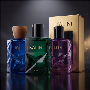 Envase de Perfume de Lujo de Marca Privada, Botella de Vidrio Cuadrada Vacía de 50 ml con Cuello Corto, para Recuerdos de Boda, Artículos de Hotel, con Caja - Product Image 2