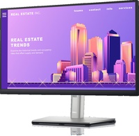 DELL Grosir P2222H Monitor Komputer LCD Kantor IPS 21,5 inci dengan Bingkai Mikro dan Fitur Rotasi serta Pengaturan Ketinggian
