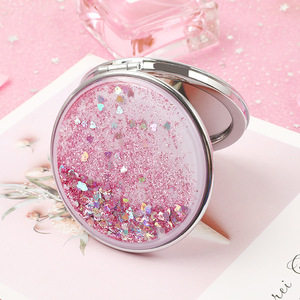 Espejo de Bolsillo Personalizado, Ecológico, Mini Espejos de Mano con Brillantina, Doble Cara, Decorativo, Rectangular, Estilo Hogar - Product Image 5