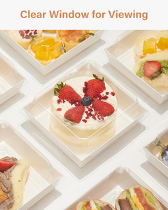 Cajas de Charcutería Desechables de Papel Kraft con Tapas Transparentes y Seguras para Sándwiches Japoneses (Sandos), Venta Directa de Fábrica - Product Image 3