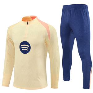 Equipación de Entrenamiento de Fútbol de Otoño Invierno del Barcelona 25/26, Sudadera de Media Cremallera y Manga Larga, Liga Europea de Fútbol - Product Image 1