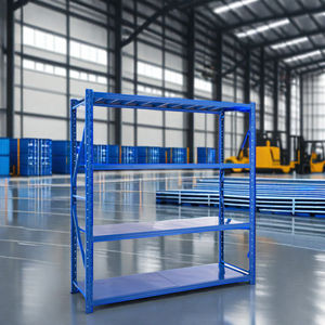 איכות גבוהה חובה מדפי פלדה מדפים אחסון מפעל חם מכירת מחסן מזנק מירוצי זול עם מחיר המפעל - Product Image 3