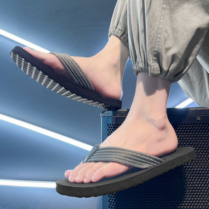 2023 été transfrontalier grande taille hommes sandales 39-50 taille extérieur décontracté tongs anti-glissant semelle intérieure supérieure - Product Image 2
