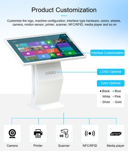 PC Todo en Uno de 27 Pulgadas con Android o Windows, Kiosco con Soporte, Pantalla Táctil Interactiva para Hotel y Biblioteca - Product Image 3