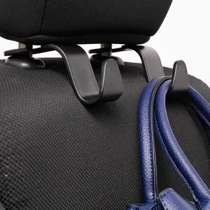 Çok fonksiyonlu evrensel plastik arka koltuk kafalık araba kanca askı çanta araba aksesuarları taşınabilir araba kancası