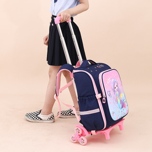 Cartables d'école 3D étanches <span class=keywords><strong>à</strong></span> grande capacité Sacs <span class=keywords><strong>à</strong></span> dos <span class=keywords><strong>à</strong></span> <span class=keywords><strong>roulettes</strong></span> en forme de sirène Sacs <span class=keywords><strong>à</strong></span> <span class=keywords><strong>roulettes</strong></span> en forme de <span class=keywords><strong>licorne</strong></span> pour enfants - Product Image 3