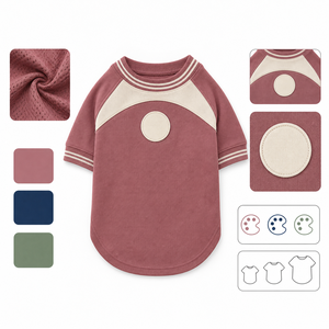 Cute Solid Color Cotton <b>Dog</b> T-Shirt Simple Style Comfortable All Seasons Pet <b>Clothes</b> for <b>Dogs</b> - Product Image 2
