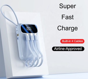 Kuahao DX296 Power Bank Portatile Ultra Sottile <span class=keywords><strong>da</strong></span> 10000mAh, 20W, Batteria Li-Polymer, Micro USB, Type-C, Display LED, Mini - Product Image 5