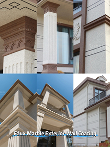 Sơn giả đá Vissney, lớp phủ chuyên nghiệp, chất lượng cao, giả đá <span class=keywords><strong>granite</strong></span> cho tường ngoài - Product Image 4