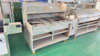 Rôtissoire autoportante en acier inoxydable rôtissoire rôtissoire grillades à charbon de bois paniers à rouler pour faire pivoter le four à poulet