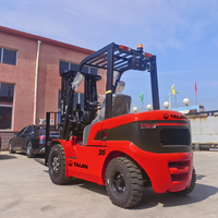 Chariot élévateur diesel CPCD35 de 3,5 tonnes personnalisé en usine pour la logistique, l'entreposage, le transport et la manutention de matériaux industriels