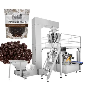 Fully automatic 500g 1kg 2kg premade pouch doypack granule packing machine for chocolate beans