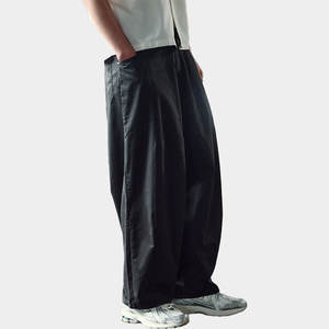 Pantalons larges en soie glacée personnalisés YUCE, printemps été, nouveaux pantalons décontractés amples, streetwear, pantalons <span class=keywords><strong>de</strong></span> survêtement pour hommes - Product Image 1