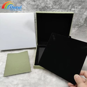 Classic Brand BIG <b>Set</b> <b>Square</b> Leather Protective Jewelry Box Stylish Storage for Bracelets Rings Necklaces Outside Gift Giving - Product Image 3