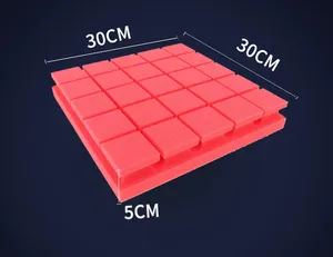 Panneaux acoustiques en <span class=keywords><strong>mousse</strong></span> insonorisante 30*30*5cm pour murs, <span class=keywords><strong>d</strong></span>écoration, studio <span class=keywords><strong>d</strong></span>'enregistrement, <span class=keywords><strong>mousse</strong></span> insonorisante autocollante en forme de coin - Product Image 6