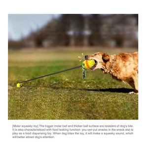 GARIDA Jouet de tirage à la corde pour animaux de compagnie, balle flottante pour chiens, jouet à mâcher pour animaux, balle à tirer à la corde - Product Image 4