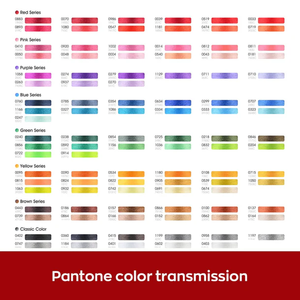 4000m* 4 cuộn chỉ thêu polyester Richword 108D/2 40wt màu đỏ, xanh dương, xanh lá và vàng - Product Image 5