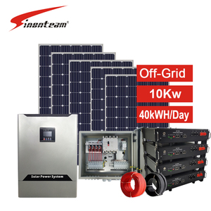 10KW lai năng lượng mặt trời hệ thống điện lưới đầy đủ Tie Kit cho văn phòng nhà trường off-lưới năng lượng mặt trời hệ thống điện - Product Image 1