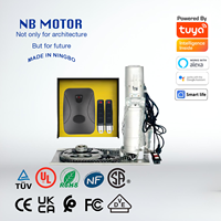 NB MOTOR Moderno 433MHz AC220V RF Interruptores de control remoto Motor de persiana enrollable Puerta de garaje Control remoto Transmisor Receptor