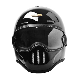 オートバイヘルメットオールシーズンユニバーサルライディングカーボンファイバーセーフティヘルメットオートバイ男性と女性 - Product Image 1