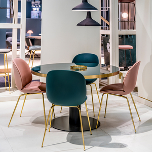 2020 de lujo <span class=keywords><strong>muebles</strong></span> de sala de tela de color rosa salón Silla de acento - Product Image 1