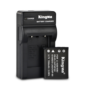 KingMa LI-40B/LI-42B 700mAh Batterie et Compact <span class=keywords><strong>Chargeur</strong></span> Simple pour <span class=keywords><strong>Olympus</strong></span> SL-58 DS6365 DS7365 DM6370 Caméra - Product Image 2