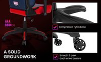 Marvel Avengers Chaise de jeu Bureau Araignées Homme Ordinateur Chaises de course Adultes Gamer Ergonomique Jeu Gamer Chaise Rouge