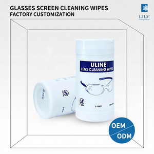 <span class=keywords><strong>Lingettes</strong></span> <span class=keywords><strong>nettoyantes</strong></span> pour écrans de lunettes de haute qualité, séchage rapide, sans résidus, emballage en vrac pour OEM/ODM - Product Image 5