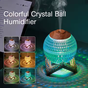 Crystal Ball Humidifier <b>Diffuser</b> Ultrasonic Aromatherapy Oils Humidifier Night Lights Essential Oil <b>Diffuser</b> With <b>LED</b> - Product Image 2