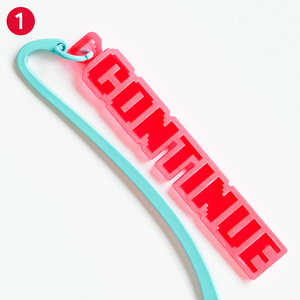 Marcapáginas Acrílico para Juegos, Diseño Retro de Guardado/Carga 3D, para Libros, Novelas, Manga, Cómics, Regalo, Personalizado, Hecho en Japón, OEM, ODM - Product Image 2