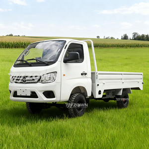 Camioneta eléctrica mini de baja velocidad ZOWN con plataforma de carga abierta para el transporte de materiales agrícolas - Product Image 1