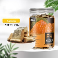Aliments lyophilisés pour animaux de compagnie mélangés, riches en krill, saumon, poulet et jaune d'œuf, riches en protéines pour la santé du pelage, friandises entièrement naturelles pour chats et chiens