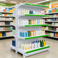 Étagères métalliques pour supermarché en promotion, présentoirs pour magasins d'alimentation