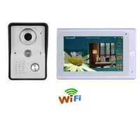 Sistem Interphone Populer dengan Kamera Bel Pintu HD1080P Monitor TFT 7 Inci dengan Pengendali Jarak Jauh Seluler Sistem Telepon Interkom Nirkabel