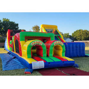 Circuito de Obstáculos Inflable de Camuflaje para Campamento de Entrenamiento, Juego Extremo al Aire Libre, <span class=keywords><strong>Radical</strong></span> Rush, Casa de Brinco - Product Image 4