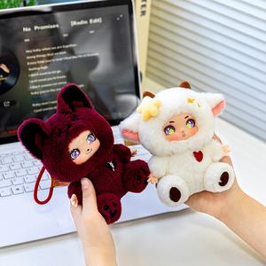 Fait à la main à la mode Animal <span class=keywords><strong>loup</strong></span> tuer série ours jouet créatif mignon vinyle en peluche pendentif poupée PP coton lavé pour anniversaire - Product Image 5