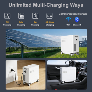 Centrale Elettrica Domestica 5kW con Inverter Solare + Gruppo Batterie LiFePO4 Impilabili 5kWh 100Ah, App WiFi, Ibrida Grid SC HY 5500-51.2 IP21 - Product Image 6