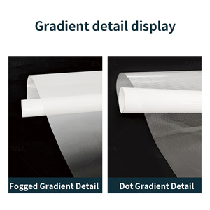 Película Decorativa de Privacidad Premium para Baño, Hotel, Oficina y Escuela, con Diseño Degradado en Vidrio PET Grabado, FANNA <span class=keywords><strong>JBM</strong></span> 2mil - Product Image 3