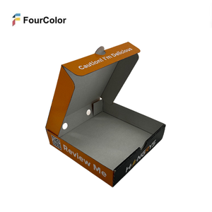 Cajas de <span class=keywords><strong>Pizza</strong></span> Personalizadas al por Mayor, Cajas de Papel Kraft de Buena Calidad, Cajas para Llevar Comida, Aptas para Alimentos - Product Image 3