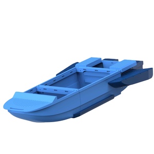 Bote de Pesca Plegable de Plástico Multi-Protección Serie Ballena, <span class=keywords><strong>Montable</strong></span> en Vehículo, con Espacio de Almacenamiento - Product Image 1