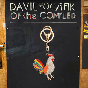 Llavero Portamonedas de <span class=keywords><strong>Gallo</strong></span> Multicolor de Esmalte Creativo y de Moda, con Diseño de <span class=keywords><strong>Gallo</strong></span> del Zodíaco con Serigrafía y Pedrería de Colores - Product Image 3