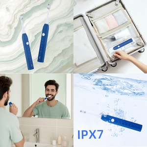 Tốt Nhất Sản Phẩm Bán Chạy Răng Làm Sạch Có Thể Sạc Lại <span class=keywords><strong>180</strong></span> Ngày Tuổi thọ Pin Du Lịch Sang Trọng Thông Minh Bàn Chải Đánh Răng Điện - Product Image 6