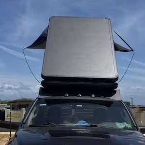 Aluminum Offroad Hardshell <b>Cars</b> Roof Top Tent Hard Waterproof <b>Car</b> Rooftop Tent System Capacity 2-4 People Camping Roof Tent - Product Image 1