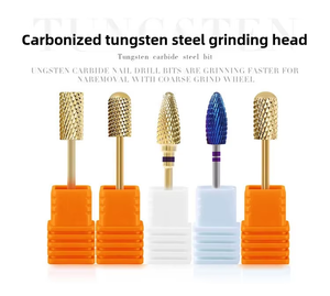 Tungsten Carbide Nail <b>Drill</b> <b>Bit</b> Waterproof Steel Manicure Burr for Cuticle Cleaning Pedicure Polishing - Product Image 5
