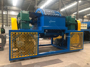 Máy hủy tài liệu cao su hạng nặng cho nhà máy tái chế lốp xe với Lưỡi trục đôi và kiểu dáng công nghiệp - Product Image 4