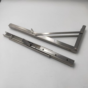 Supports d'étagère pliants en acier inoxydable robustes Support d'étagère pliable Triangle bricolage pour économiser de l'espace - Product Image 6