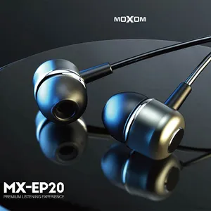 MOXOM מקורי צליל דינמי Wired אודיו אוזניות נייד אוזניות זול אוזניות דיבורית אוזניות עבור חובבי משחקים