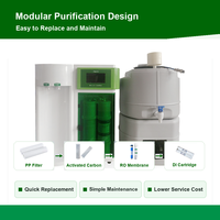 Kostengünstiges Ultrareinwassersystem 18,25 MΩ.cm zum Schutz von Präzisionsinstrumenten für HPLC-Labor HPLC Ultrareinwassersystem