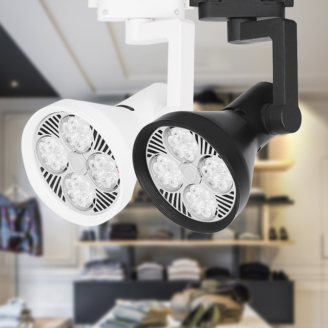 LOSO New Design Commercial Lighting Office Store Home Aluminum Ceiling 35W 40W 45W LED Track Light
